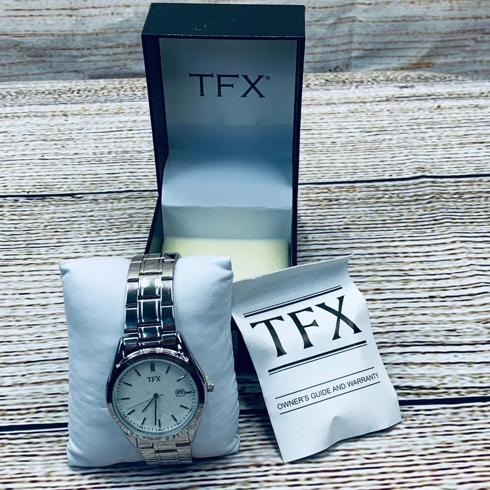 TFX by Bulova 36B100 Stainless Steel Watch with Date Japan Movement In‎ Box